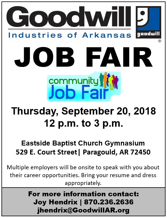 Paragould-Community Job Fair 9.20.18